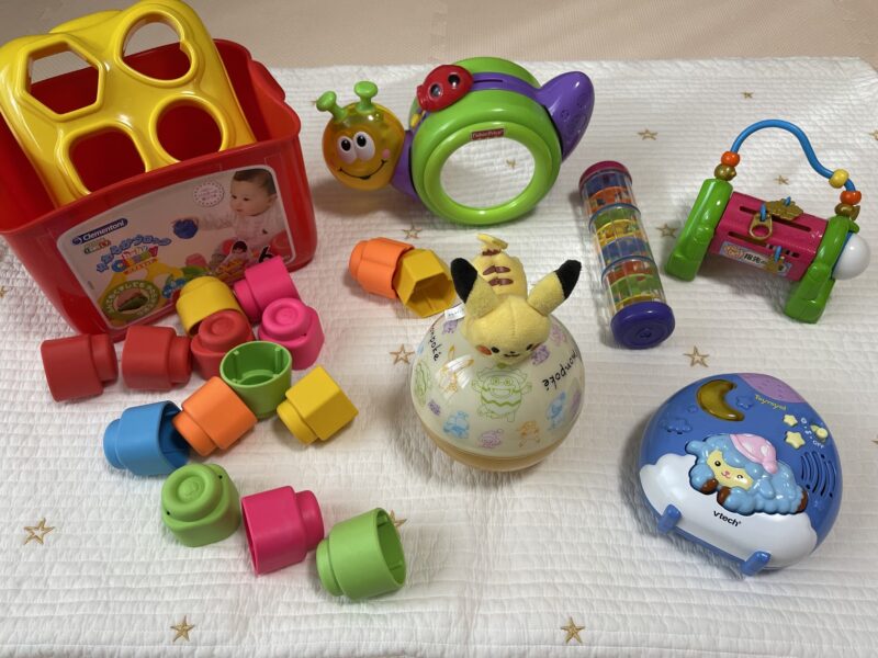 「Cha Cha Cha」で生後6か月に届いたおもちゃ一式
